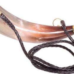 Corne de chasse 25 cm Stepland en corne naturelle