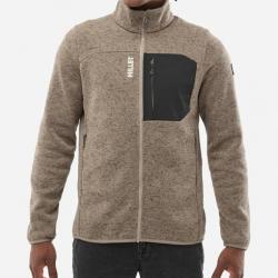 Veste Polaire de Randonnée Millet "Chamonix Knit Jkt M" L Beige