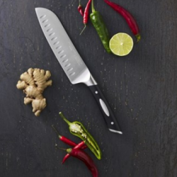 Scanpan 92551800 Couteau Santoku alvéolé - Classic - 18cm