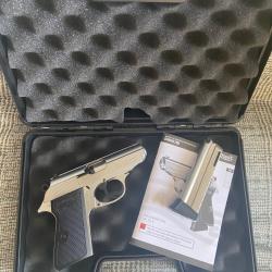WALTHER - Pistolet PPK/S Nickel, 10 cps - 22LR