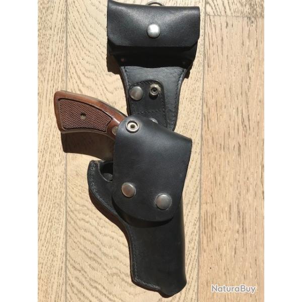 Holster avec cartouchire pour MR police
