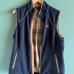 Veste Harkila sans manche bleu femme