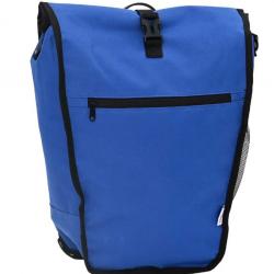 Sac de vélo bleu 20L en polyester - Pratique et élégant pour cyclistes urbains et randonneurs