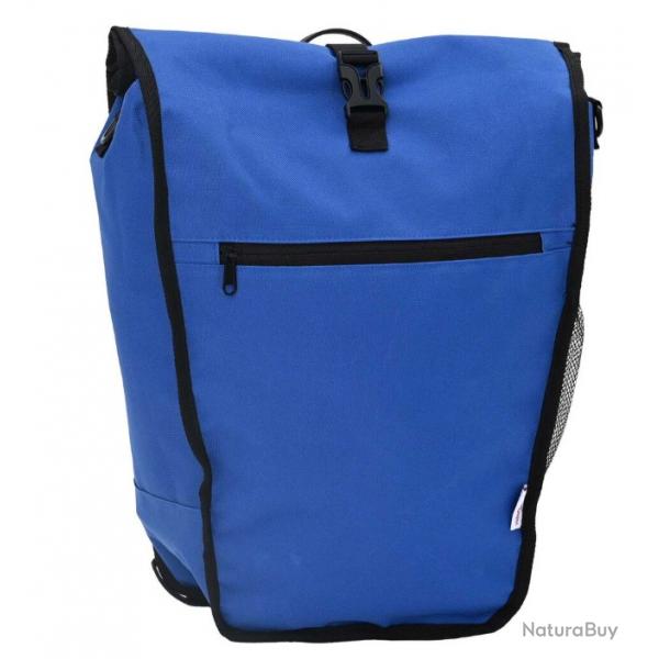 Sac de vlo bleu 20L en polyester - Pratique et lgant pour cyclistes urbains et randonneurs