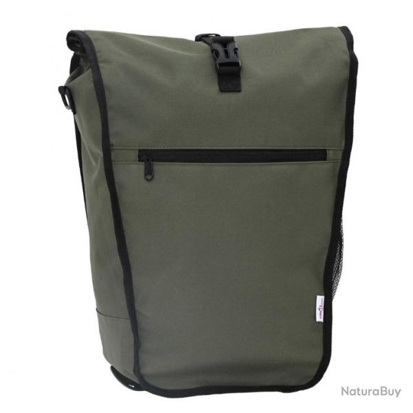 Sac  vlo 20L vert olive en polyester - Design pratique pour cyclistes urbains et randonneurs