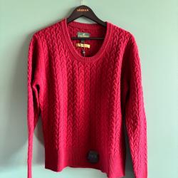 Pull Laksen Rouge Femme