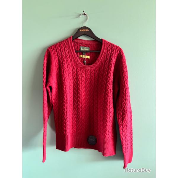 Pull Laksen Rouge Femme