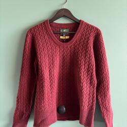 Pull Laksen Bordeaux Femme
