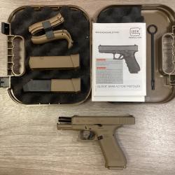 Glock 19X TAN calibre 9x19 + malette + accessoires