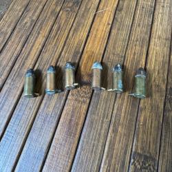 6 CARTOUCHES A BROCHE 7 MM