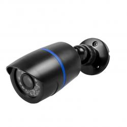 Caméra factice Fausse caméra dôme avec LED rouge effet surveillance réaliste Noir