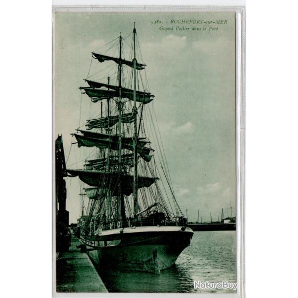 CPA - Marine -ROCHEFORT -sur - MER - Grand Voillier dans le Port N7000