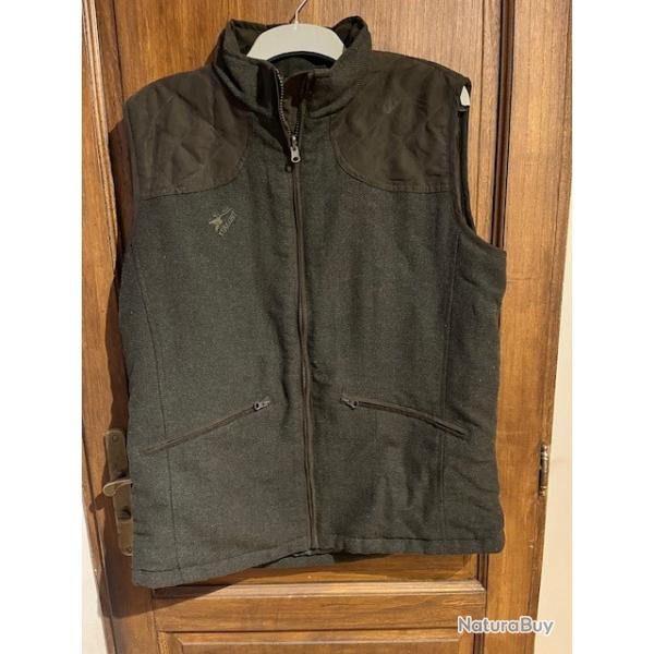 gilet tweed et polaire Stagunt