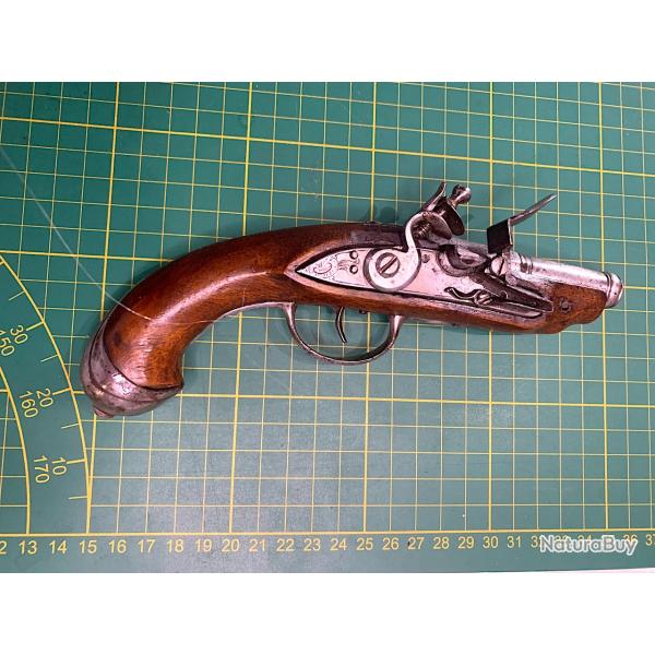 Pistolet  silex de gousset XVIIIme
