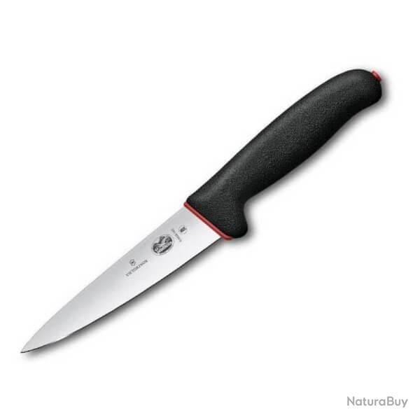 5.5603.12D Couteau  saigner Victorinox Dual Grip noir 12cm