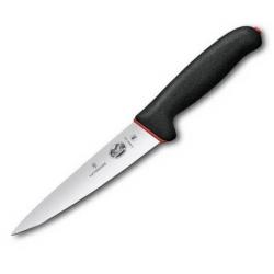 5.5603.16D Couteau à saigner Victorinox Dual Grip noir 16cm