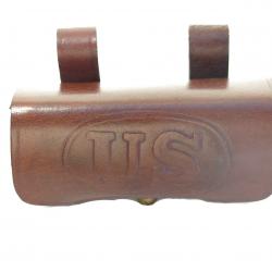 Porte cartouches cuir pistolet Colt 1900 calibre 38 auto