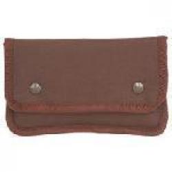CARTOUCHIERE ETUI TOILE IMPERMEABLE MARRON 10 BALLES GRANDE CHASSE