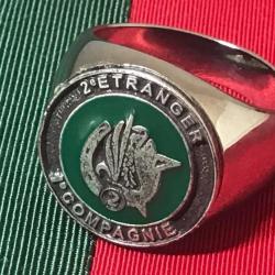1 bague  2 REI 1cie légion,parachutiste  militaire, armée, TAP, fremdenlegion,foreign légion
