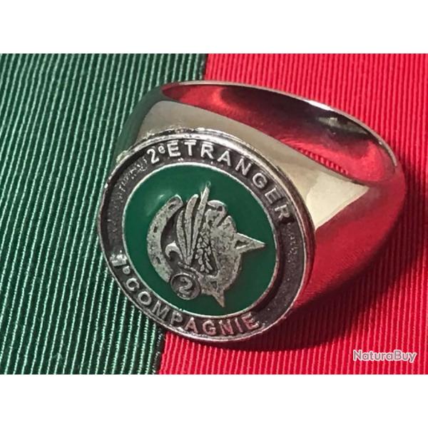 1 bague  2 REI 1cie lgion,parachutiste  militaire, arme, TAP, fremdenlegion,foreign lgion