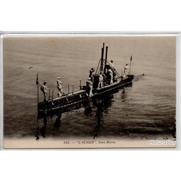 CPA - Marine Militaire - " L'OURSIN " Le Sous - Marin  -N3966