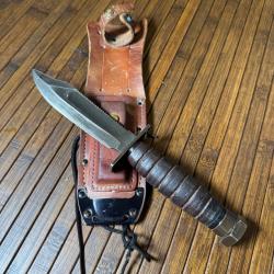 COUTEAU POIGNARD COMBAT SURVIE PILOT U.S ARMY ONTARIO 9-87