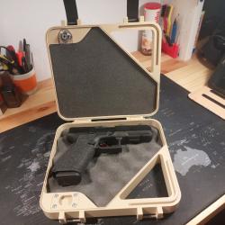 Malette arme de poing à clés (glock)