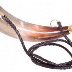Corne de chasse véritable 25cm Stepland VERNEY CARRON