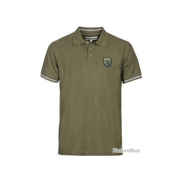Polo manches courtes brod sanglier PERCUSSION  -XXL