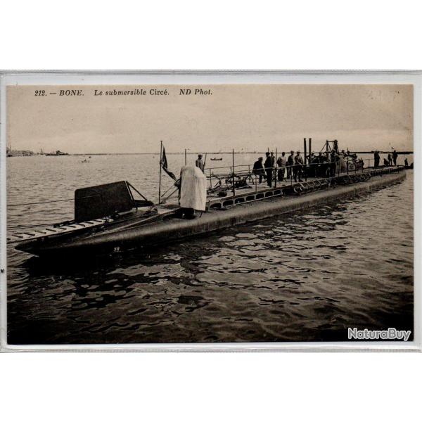 CPA - Marine Militaire - BONE - Le Sous - Marin Le submersible Circe - N3972