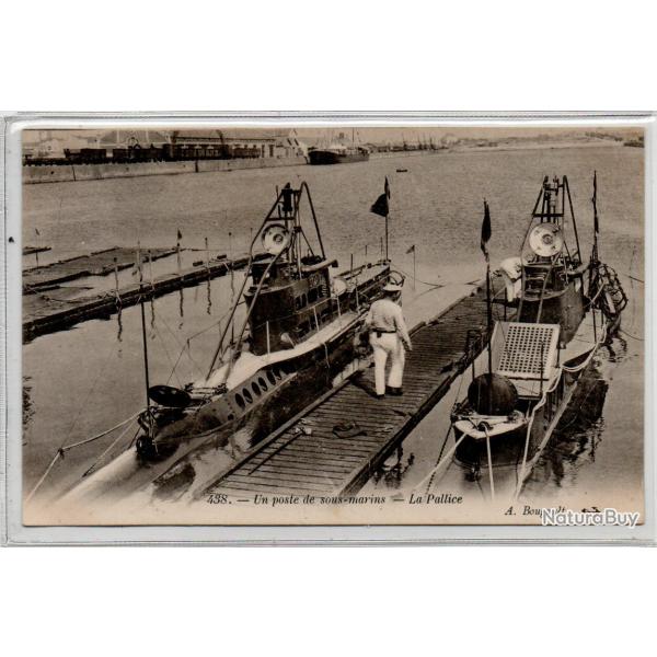 CPA - MARINE MILITAIRE - Un poste de Sous - Marin " La Pallice "  N3977