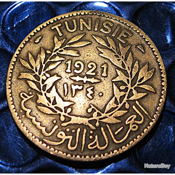 tunisie piece de "bon pour 2 francs de 1921 & 1924" tb+