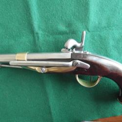 Peu courant pistolet modèle 1822t de marine de la Mre Rle de Saint-Etienne