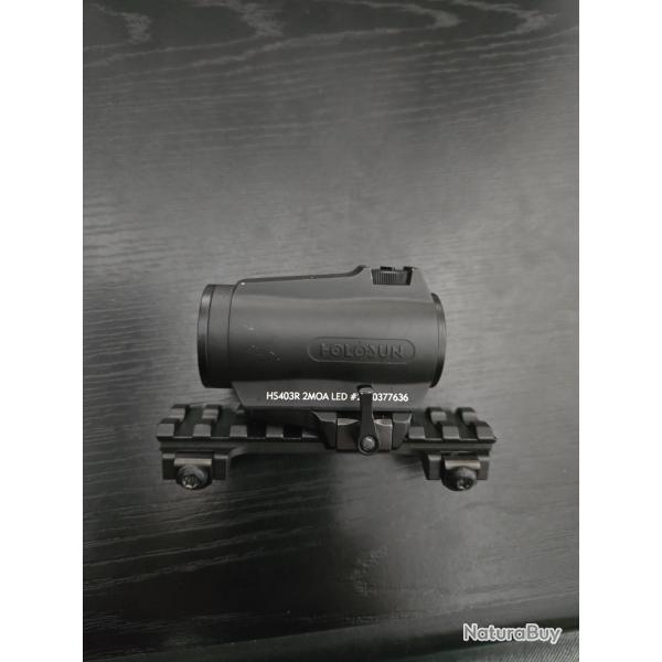 Holosun hs404R avec montage a rail pour blaser