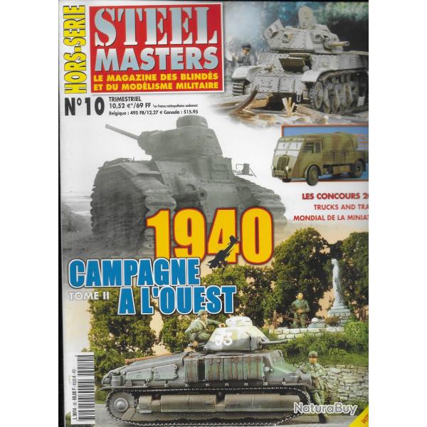 revue STELL MASTERS HORS SERIE N 10  CAMPAGNE DE FRANCE 1940