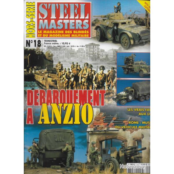 revue STEEL MASTERS HORS SERIE N 48 LE DEBARQUEMENT D'ANZIO