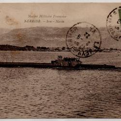 CPA - MARINE MILITAIRE FRANÇAISE - Le SOUS-MARIN " NEREIDE "  N°3981