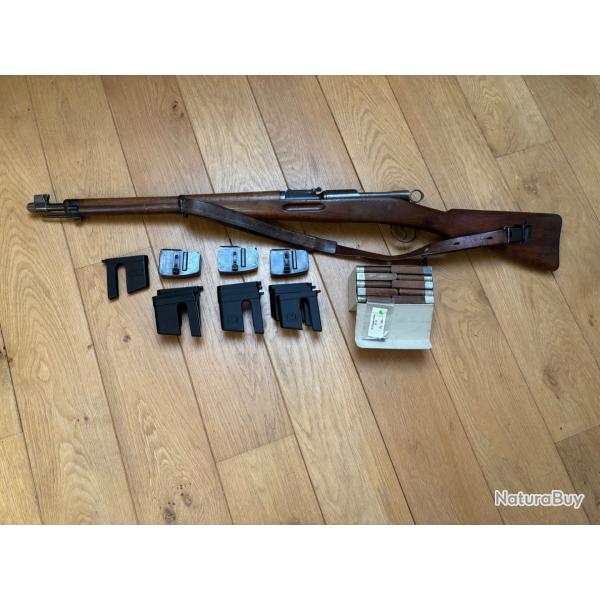 Schmidt Rubin K31 7.5x55 Suisse + lot de pices