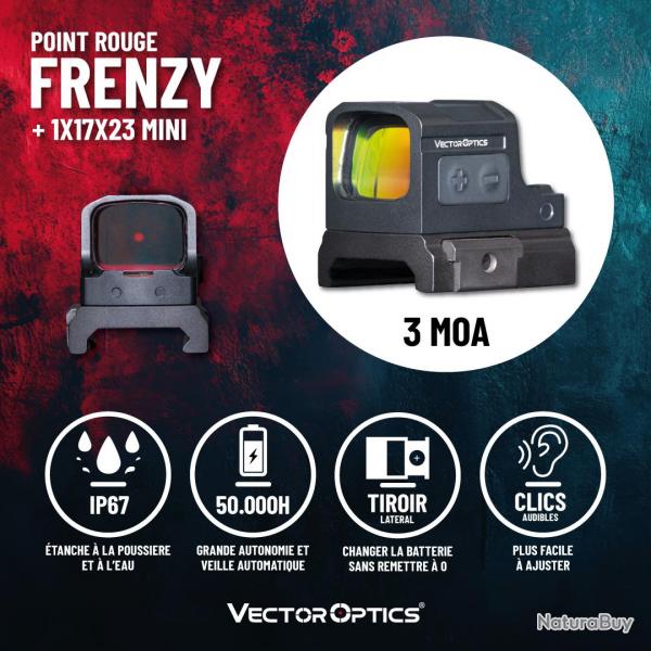 POINT ROUGE VECTOR OPTICS FRENZY + 1X17X20 MINI