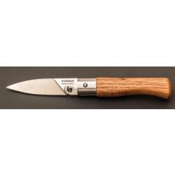 Couteau Le Coq Français modèle " Virole-lock " Chêne et lame Z40 C30