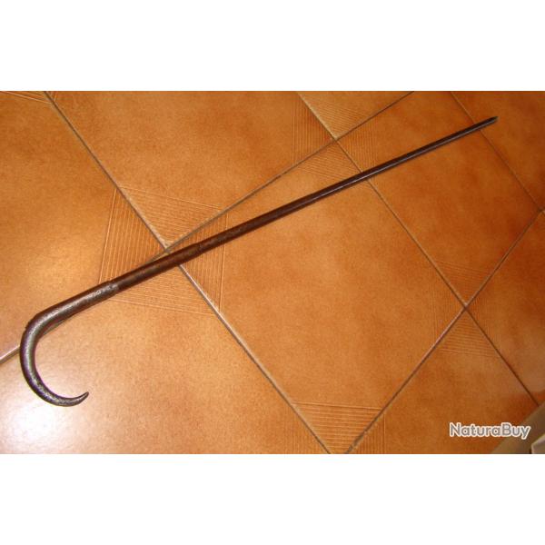 CANNE FUSIL 9mm poigne acier