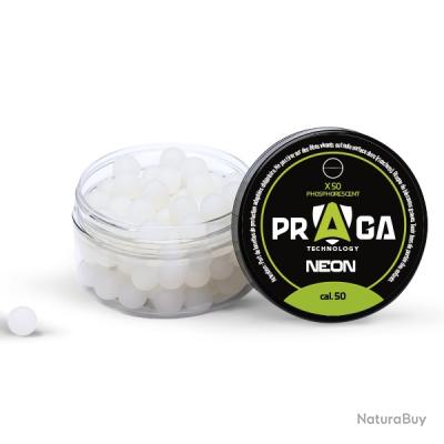 Annonce billes paintball : PRAGA BILLES PHOSPHORESCENTES VERTES CAL.50 X50