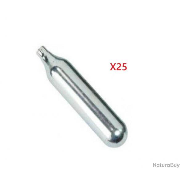 Capsules cartouches Sparclettes de CO2 12 grammes par 10 ou 25 Lot de 25