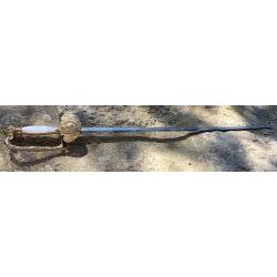 Epée d'officier aux armes de Ferdinand II Roi des 2 Siciles Milieu XIXme