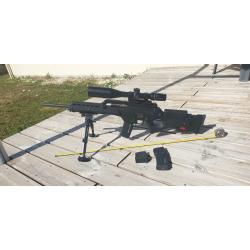 HK SL8 .223 REM - CANON LOURD 51 cm (20 pouces) + LUNETTE VORTEX VENOM 5x25 + BIPIED ALU KASTELBERG