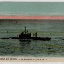 CPA - Marine de Guerre - Le Sous - Marin " Otarie  " N°3986