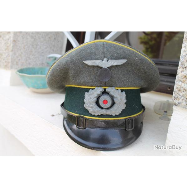 Casquette allemande Whermacht Heer WW2