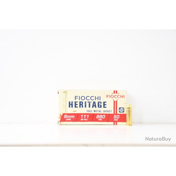 1 Boite de 50 munitions Fiocchi 8mm Lebel