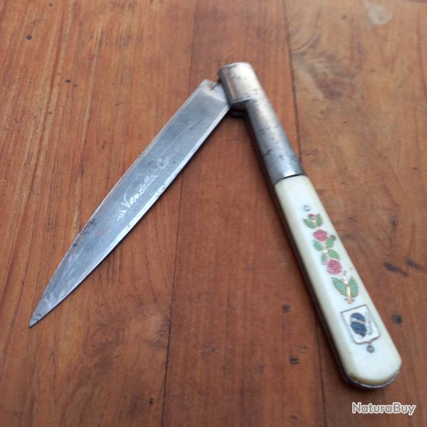 Trs Grand Couteau Corse VENDETTA 32,50 cm Manche en Rodhoide