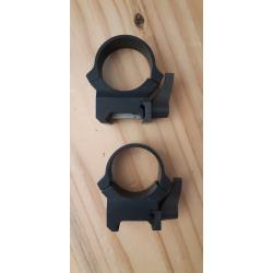 Paire anneaux Warne quick detach 30 mm - picatinny